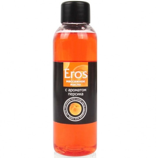Массажное масло Eros exotic с ароматом персика - 75 мл. - Биоритм - купить с доставкой в Находке