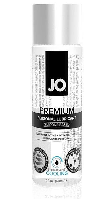 Охлаждающий лубрикант на силиконовой основе JO Personal Premium Lubricant Cooling - 60 мл. - System JO - купить с доставкой в Находке