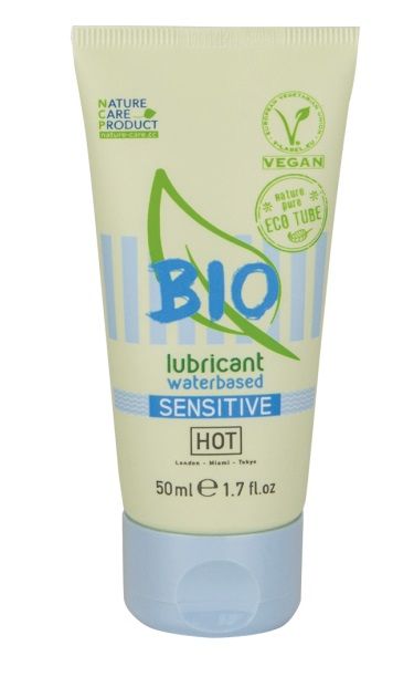 Органический лубрикант для чувствительной кожи Bio Sensitive - 50 мл. - HOT - купить с доставкой в Находке