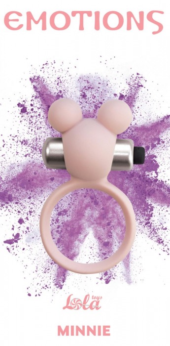 Розовое эрекционное виброколечко Emotions Minnie Light pink - Lola Games - в Находке купить с доставкой