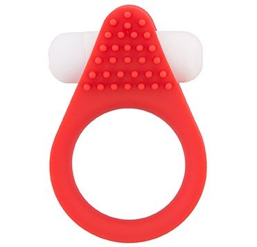Красное эрекционное кольцо LIT-UP SILICONE STIMU RING 1 RED - Dream Toys - в Находке купить с доставкой