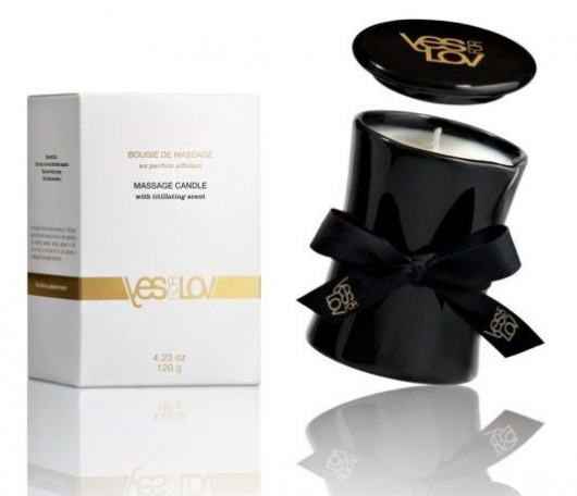 Массажная свеча Titillating Massage Candle - 120 мл. - YESforLOV - купить с доставкой в Находке
