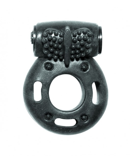 Черное эрекционное кольцо с вибрацией Rings Axle-pin - Lola Games - в Находке купить с доставкой