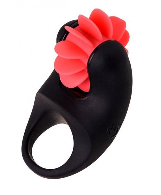 Чёрно-красное эрекционное виброкольцо Erotist - Erotist Adult Toys - в Находке купить с доставкой