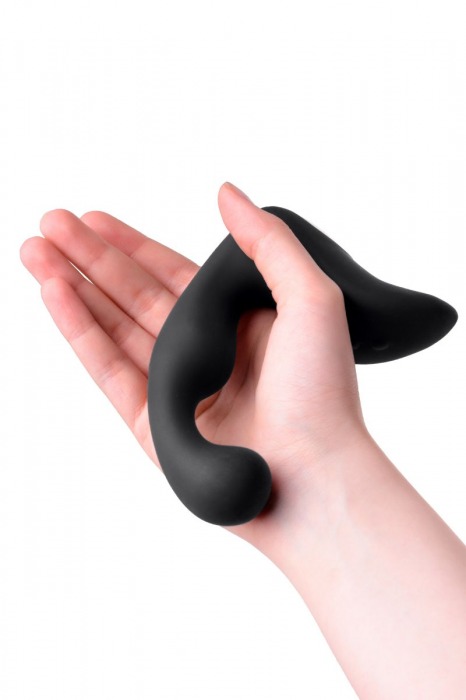 Чёрный изогнутый вибростимулятор простаты Erotist - Erotist Adult Toys - в Находке купить с доставкой