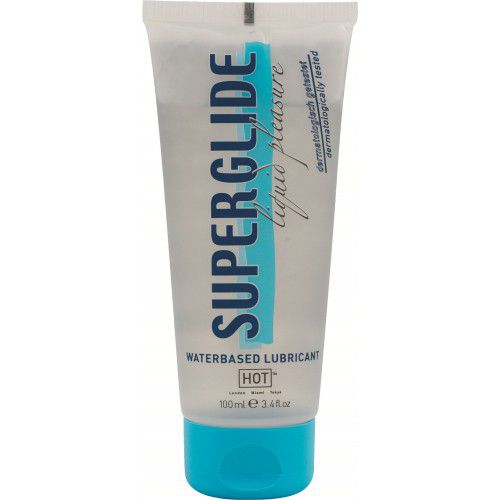 Интимная смазка на водной основе Superglide - 100 мл. - HOT - купить с доставкой в Находке