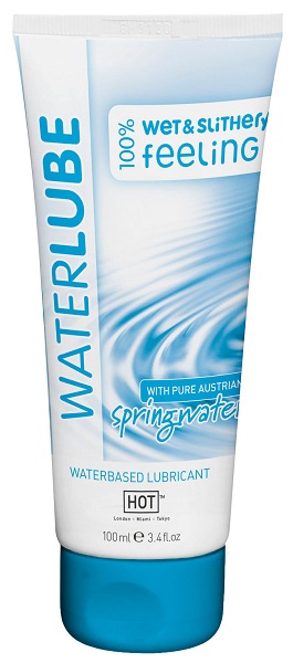 Лубрикант на основе чистой родниковой воды WaterLube - 100 мл. - HOT - купить с доставкой в Находке