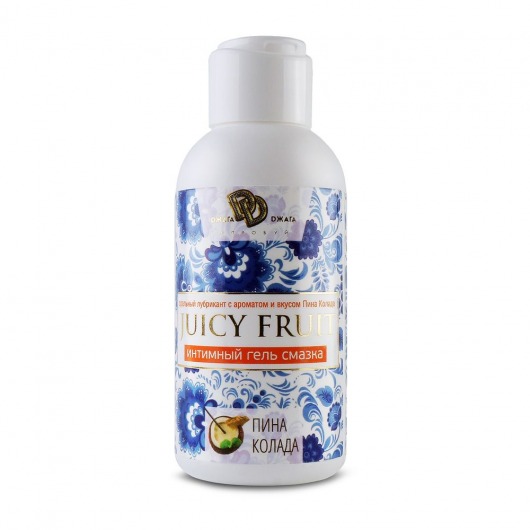 Интимный гель на водной основе JUICY FRUIT с ароматом пина колада - 100 мл. - БиоМед - купить с доставкой в Находке