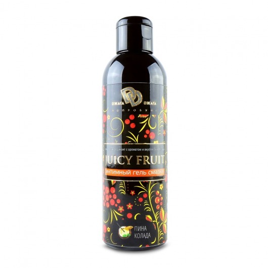 Интимный гель на водной основе JUICY FRUIT с ароматом пина колада - 200 мл. - БиоМед - купить с доставкой в Находке
