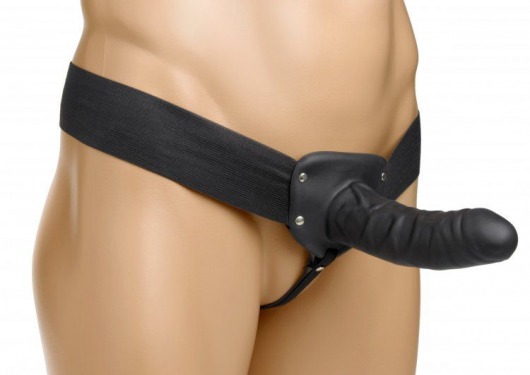 Полый страпон Erection Assist - 15,2 см. - XR Brands - купить с доставкой в Находке