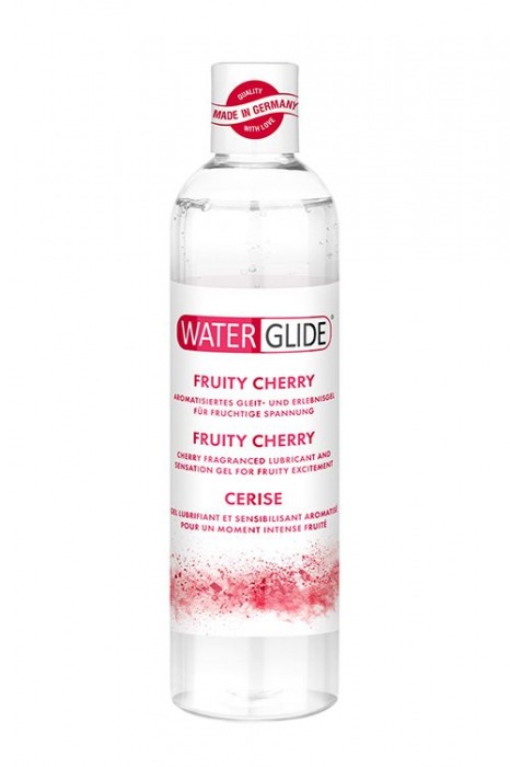 Лубрикант на водной основе с ароматом вишни FRUITY CHERRY - 300 мл. - Waterglide - купить с доставкой в Находке