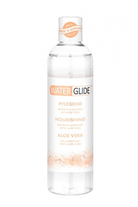 Лубрикант на водной основе с алоэ вера NOURISHING - 300 мл. - Waterglide - купить с доставкой в Находке