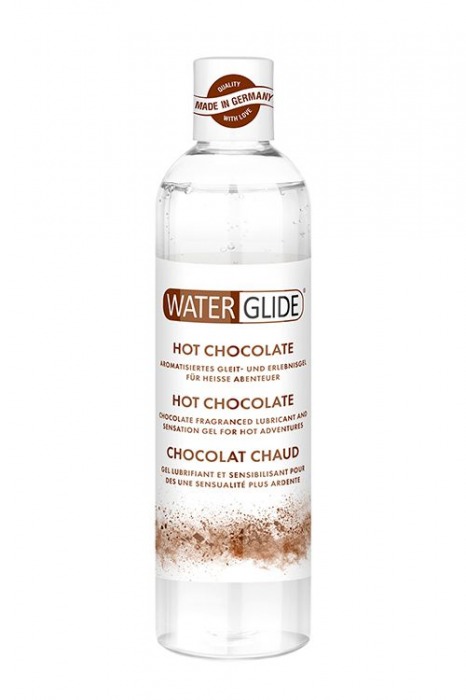 Лубрикант на водной основе с ароматом шоколада HOT CHOCOLATE - 300 мл. - Waterglide - купить с доставкой в Находке