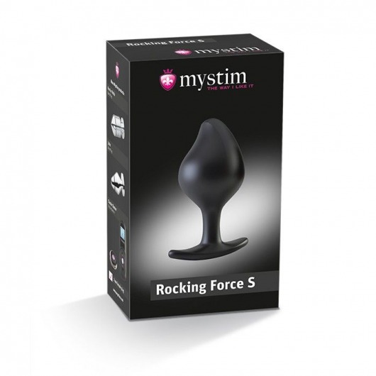Анальная пробка Rocking Force S для электростимуляции - 9,5 см. - MyStim - купить с доставкой в Находке