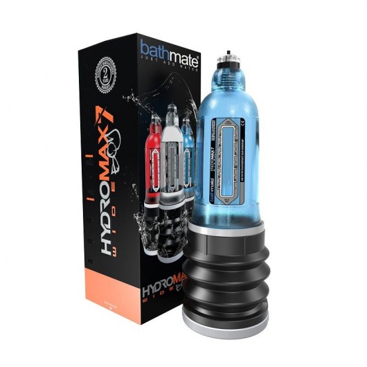 Синяя гидропомпа HydroMAX7 Wide Boy - Bathmate - в Находке купить с доставкой