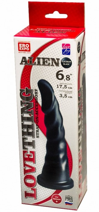 Насадка для трусиков харнесс Alien - 17,5 см. - LOVETOY (А-Полимер) - купить с доставкой в Находке