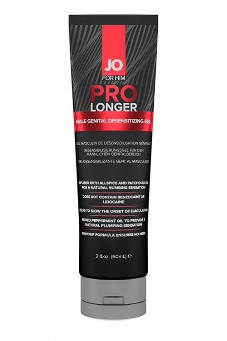 Гель-пролонгатор умеренного действия для мужчин JO Prolonger Gel – 60 мл. - System JO - купить с доставкой в Находке