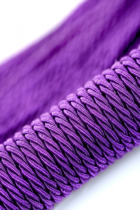 Сиреневый флоггер из веревки Theatre - 48,5 см. - ToyFa - купить с доставкой в Находке