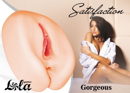 Мастурбатор с 2 тоннелями Satisfaction Gorgeous - Lola Games - в Находке купить с доставкой
