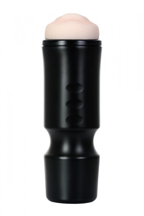 Мастурбатор-ротик A-Toys в черной колбе - A-toys - в Находке купить с доставкой