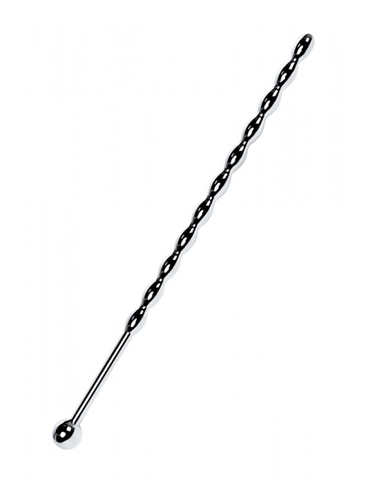 Серебристый длинный уретральный плаг-косичка TOYFA Metal - 15,7 см. - ToyFa - купить с доставкой в Находке