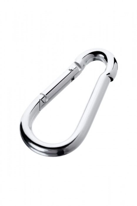 Серебристый карабин TOYFA Metal - ToyFa - купить с доставкой в Находке