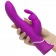 Лиловый вибратор-кролик Curve Rechargeable Rabbit Vibrator - 25,4 см. - Happy Rabbit купить в Находке с доставкой в Orgasmix.ru Лиловый вибратор-кролик Curve Rechargeable Rabbit Vibrator - 25,4 см. - Happy Rabbit