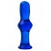 Голубая стеклянная анальная втулка - 12 см. - Sexus в Находке Голубая стеклянная анальная втулка - 12 см. - Sexus