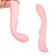 Нежно-розовый вибромассажер 6  Silicone G-Spot Fun - 19,1 см. - Erokay