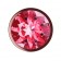 Пробка цвета розового золота с малиновым кристаллом Diamond Ruby Shine L - 8,3 см. - Lola Games - купить с доставкой в Находке