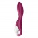 Малиновый вибромассажер для стимуляции G-точки Heated Thrill - 20,6 см. - Satisfyer купить в Находке с доставкой в Orgasmix.ru Малиновый вибромассажер для стимуляции G-точки Heated Thrill - 20,6 см. - Satisfyer