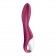 Малиновый вибромассажер для стимуляции G-точки Heated Thrill - 20,6 см. - Satisfyer купить в Находке с доставкой в Orgasmix.ru Малиновый вибромассажер для стимуляции G-точки Heated Thrill - 20,6 см. - Satisfyer