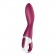 Малиновый вибромассажер для стимуляции G-точки Heated Thrill - 20,6 см. - Satisfyer купить в Находке с доставкой в Orgasmix.ru Малиновый вибромассажер для стимуляции G-точки Heated Thrill - 20,6 см. - Satisfyer
