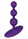 Фиолетовая анальная цепочка Romp Amp - 13,5 см. - ROMP