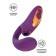Фиолетовый вибромассажер с клиторальной стимуляцией Megam - ToyFa купить в Находке с доставкой в Orgasmix.ru Фиолетовый вибромассажер с клиторальной стимуляцией Megam - ToyFa