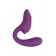 Фиолетовый вибромассажер с клиторальной стимуляцией Megam - ToyFa купить в Находке с доставкой в Orgasmix.ru Фиолетовый вибромассажер с клиторальной стимуляцией Megam - ToyFa