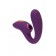 Фиолетовый вибромассажер с клиторальной стимуляцией Megam - ToyFa купить в Находке с доставкой в Orgasmix.ru Фиолетовый вибромассажер с клиторальной стимуляцией Megam - ToyFa