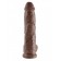 Большой коричневый фаллоимитатор с мошонкой 10 Cock with Balls на присоске - 25,4 см. - Pipedream купить с доставкой в интернет-магазине Orgasmix в Находке Большой коричневый фаллоимитатор с мошонкой 10 Cock with Balls на присоске - 25,4 см. - Pipedream