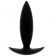 Чёрная мини-пробка для анальной стимуляции BOOTYFUL ANAL PLUG XTRA SMALL BLACK - 9 см. - Dream Toys в Находке Чёрная мини-пробка для анальной стимуляции BOOTYFUL ANAL PLUG XTRA SMALL BLACK - 9 см. - Dream Toys